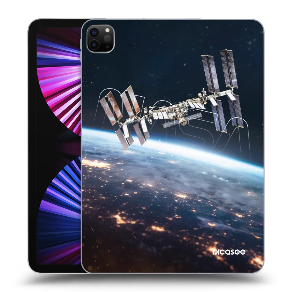 Picasee silikonski črni ovitek za Apple iPad Pro 11" 2021 (3.gen) - Station