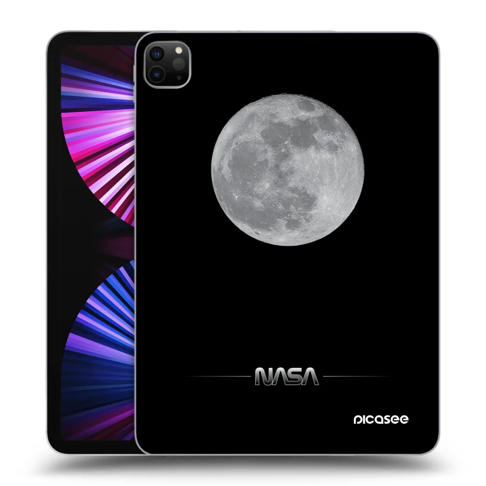 Picasee silikonski črni ovitek za Apple iPad Pro 11" 2021 (3.gen) - Moon Minimal