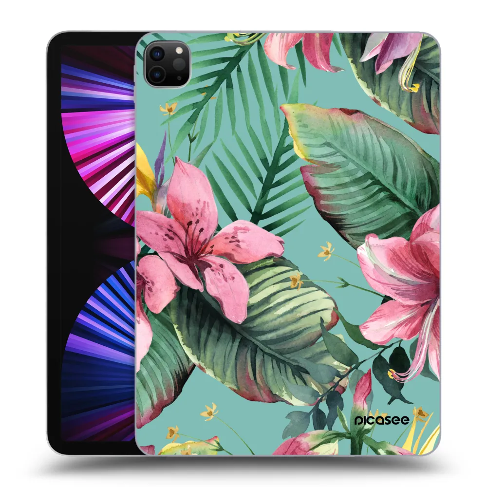 Picasee silikonski črni ovitek za Apple iPad Pro 11" 2021 (3.gen) - Hawaii