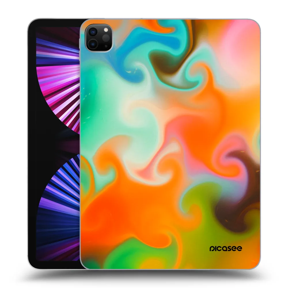 Picasee silikonski črni ovitek za Apple iPad Pro 11" 2021 (3.gen) - Juice