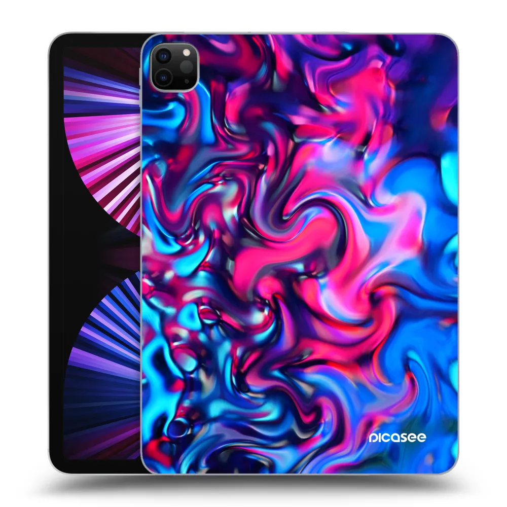 Picasee silikonski črni ovitek za Apple iPad Pro 11" 2021 (3.gen) - Redlight