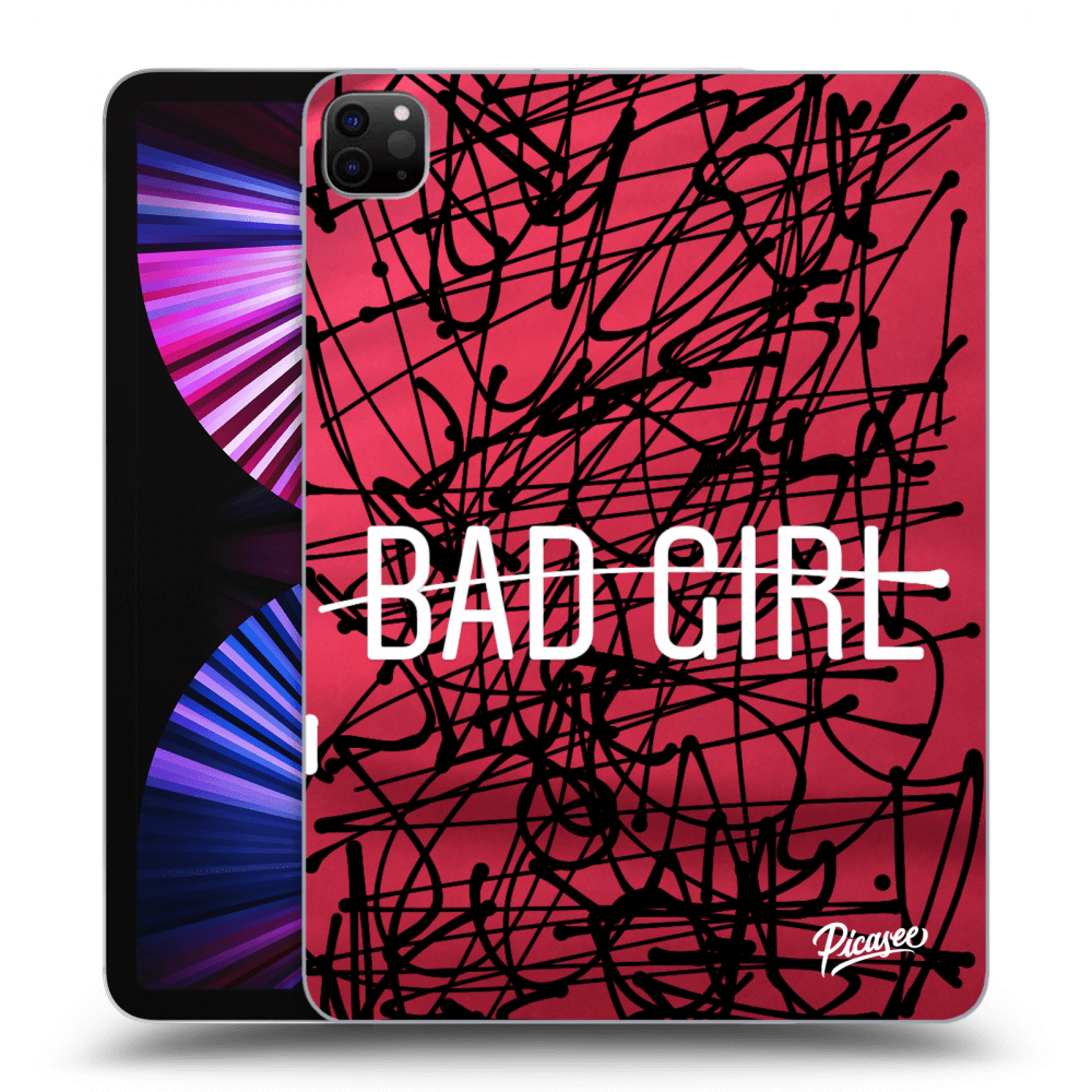 Picasee silikonski črni ovitek za Apple iPad Pro 11" 2021 (3.gen) - Bad girl