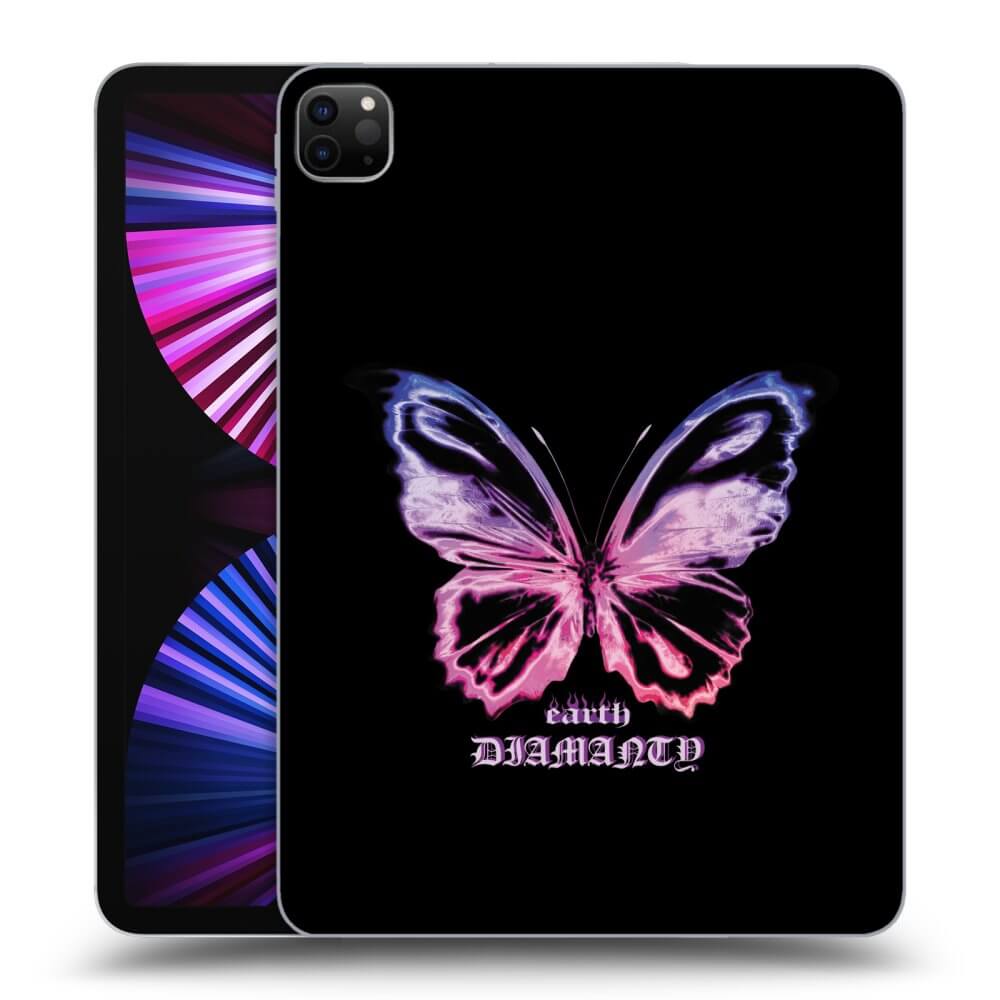 Picasee silikonski črni ovitek za Apple iPad Pro 11" 2021 (3.gen) - Diamanty Purple