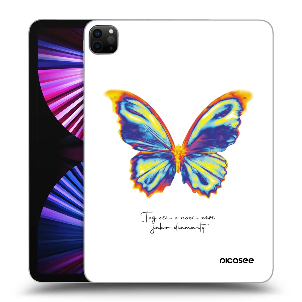 Picasee silikonski črni ovitek za Apple iPad Pro 11" 2021 (3.gen) - Diamanty White