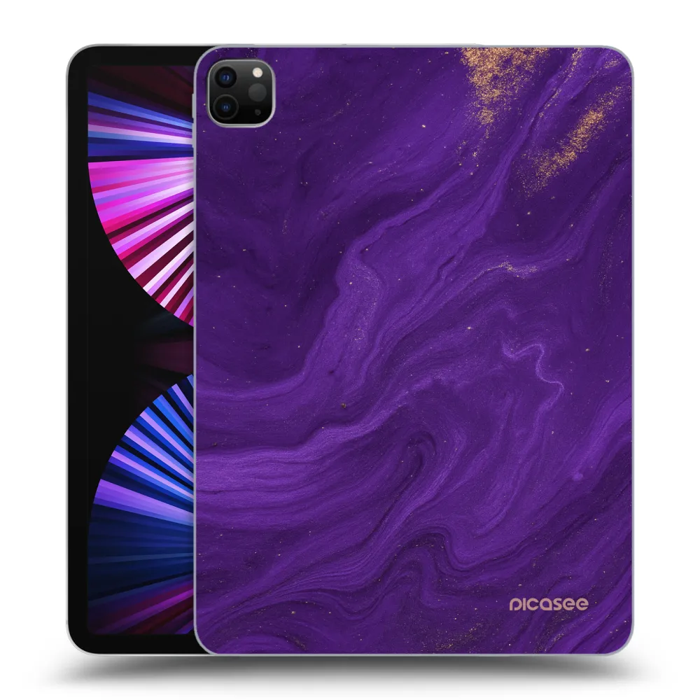 Picasee silikonski črni ovitek za Apple iPad Pro 11" 2021 (3.gen) - Purple