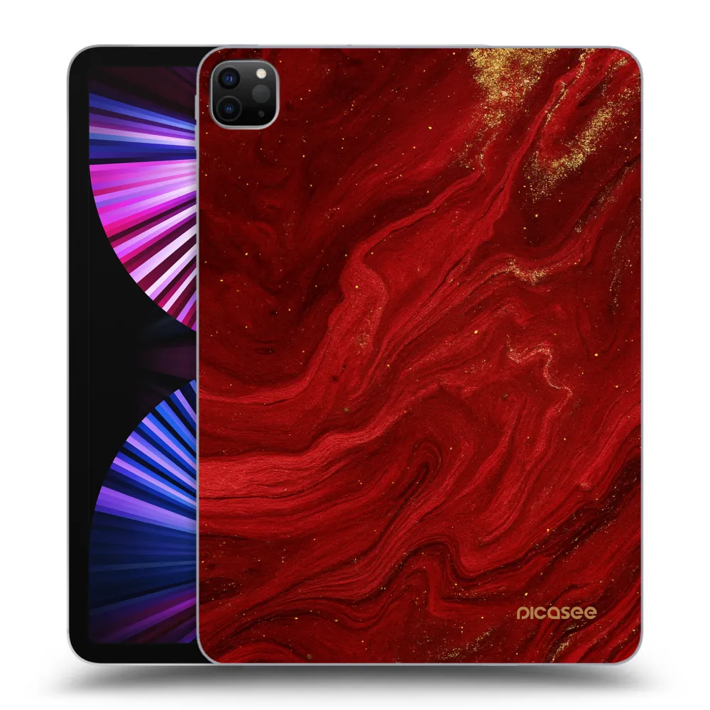 Picasee silikonski črni ovitek za Apple iPad Pro 11" 2021 (3.gen) - Red