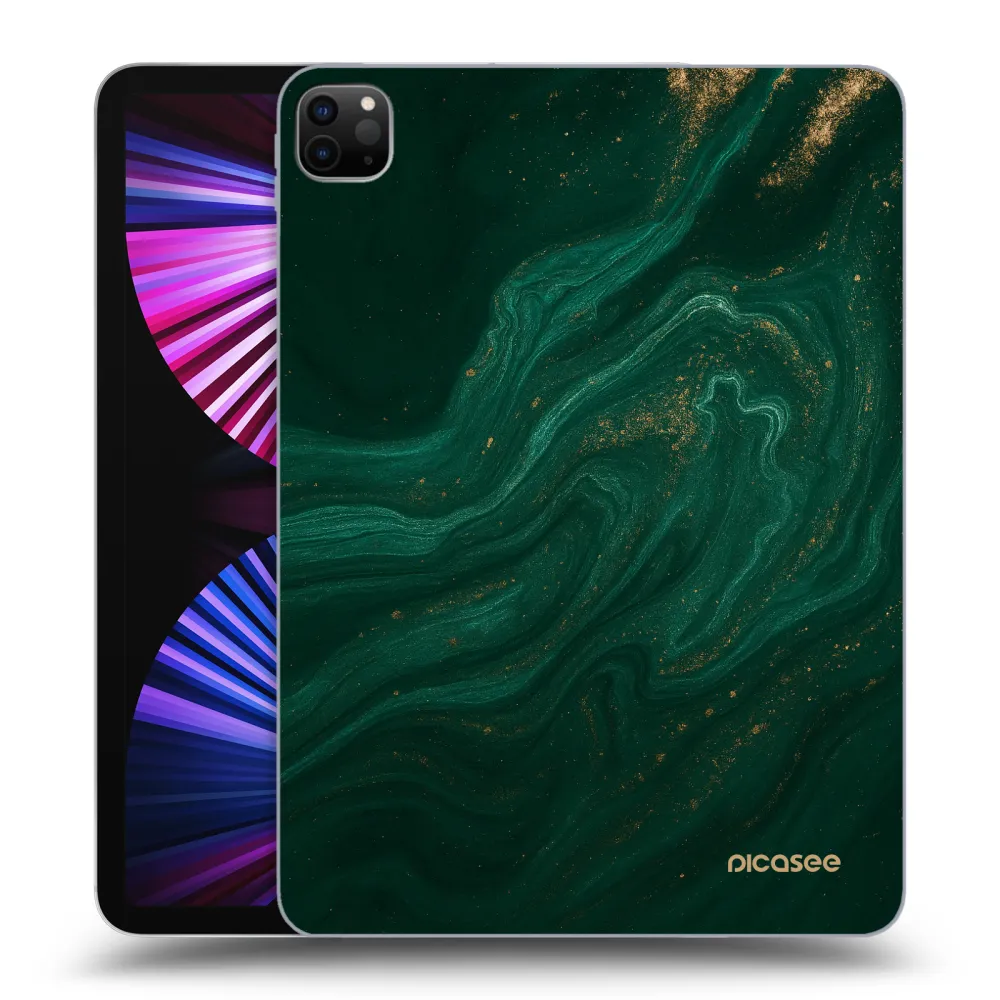 Picasee silikonski črni ovitek za Apple iPad Pro 11" 2021 (3.gen) - Green