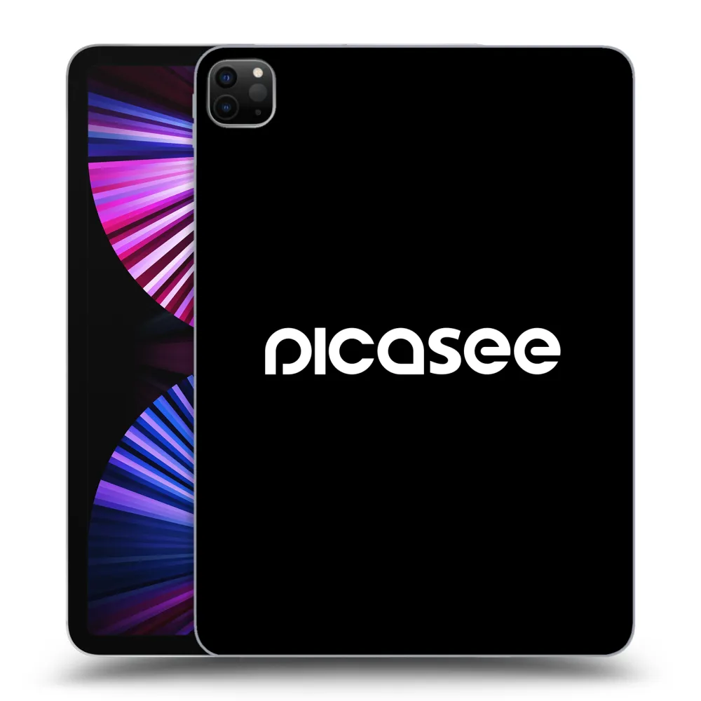 Picasee silikonski črni ovitek za Apple iPad Pro 11" 2021 (3.gen) - Picasee - new logo - white