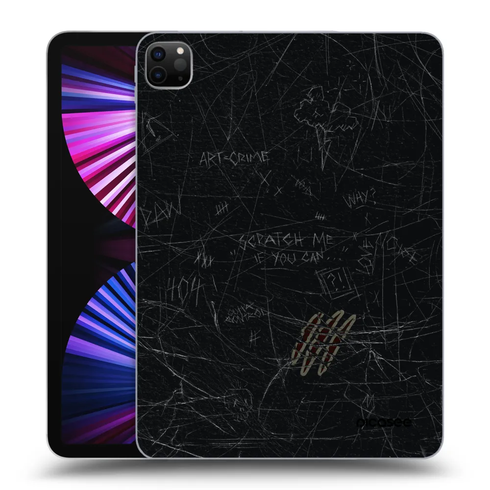 Picasee silikonski črni ovitek za Apple iPad Pro 11" 2021 (3.gen) - SCRATCH
