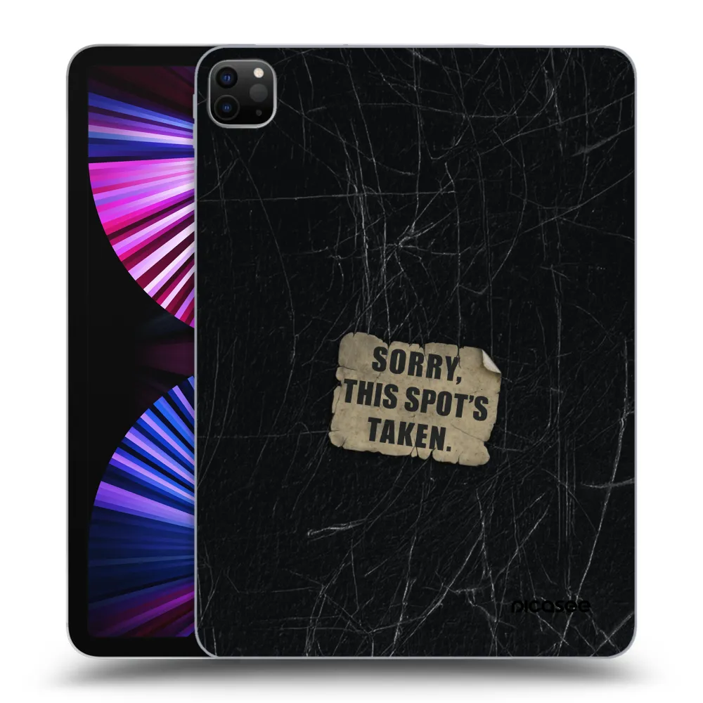 Picasee silikonski črni ovitek za Apple iPad Pro 11" 2021 (3.gen) - SORRY