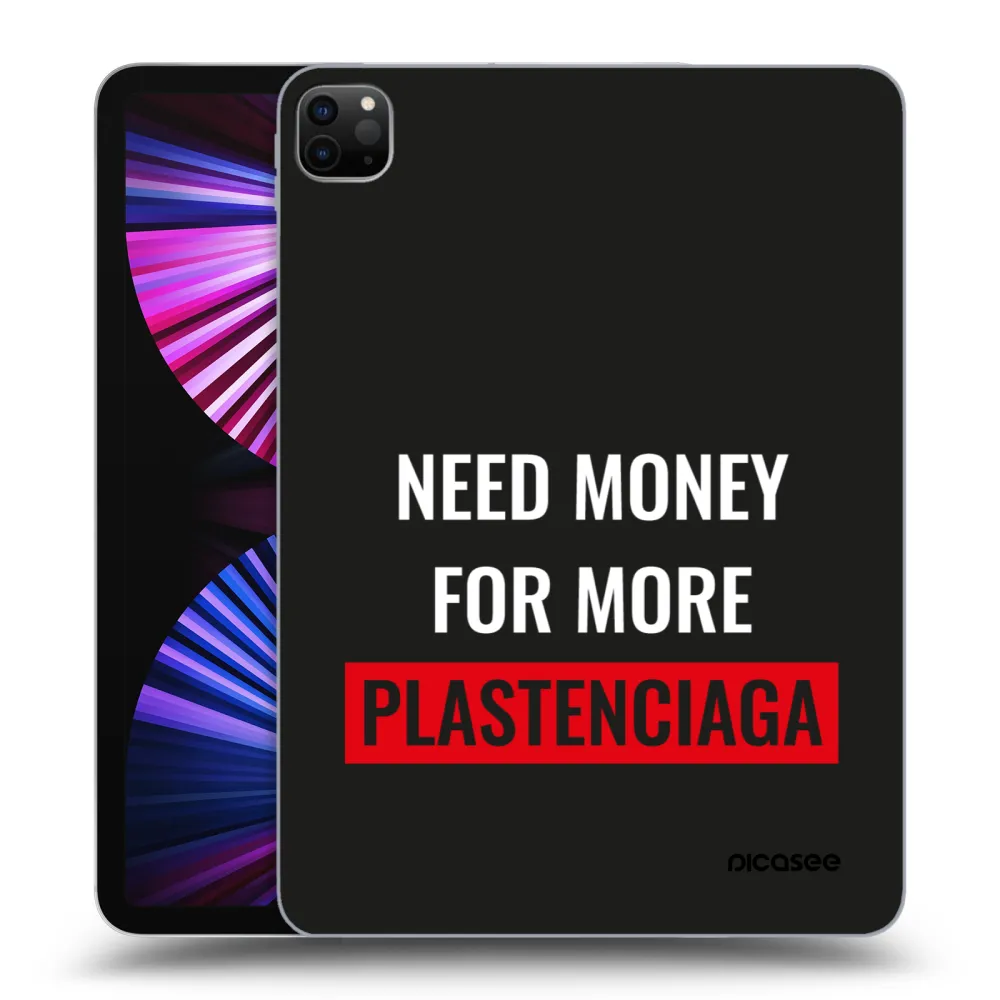 Picasee silikonski črni ovitek za Apple iPad Pro 11" 2021 (3.gen) - More PLASTENCIAGA