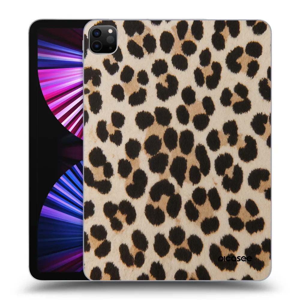 Picasee silikonski črni ovitek za Apple iPad Pro 11" 2021 (3.gen) - Brown Tiger