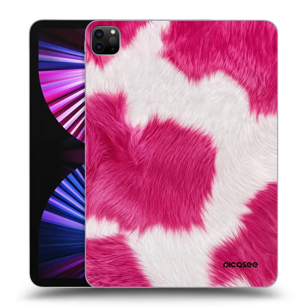 Picasee silikonski črni ovitek za Apple iPad Pro 11" 2021 (3.gen) - Pink Moo