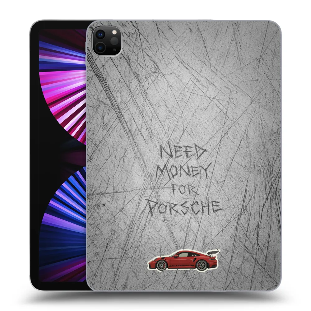 Picasee silikonski črni ovitek za Apple iPad Pro 11" 2021 (3.gen) - Garage Scratch