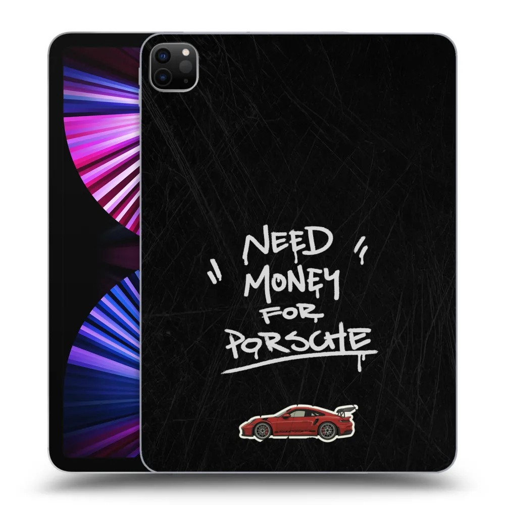 Picasee silikonski črni ovitek za Apple iPad Pro 11" 2021 (3.gen) - Dark Racer