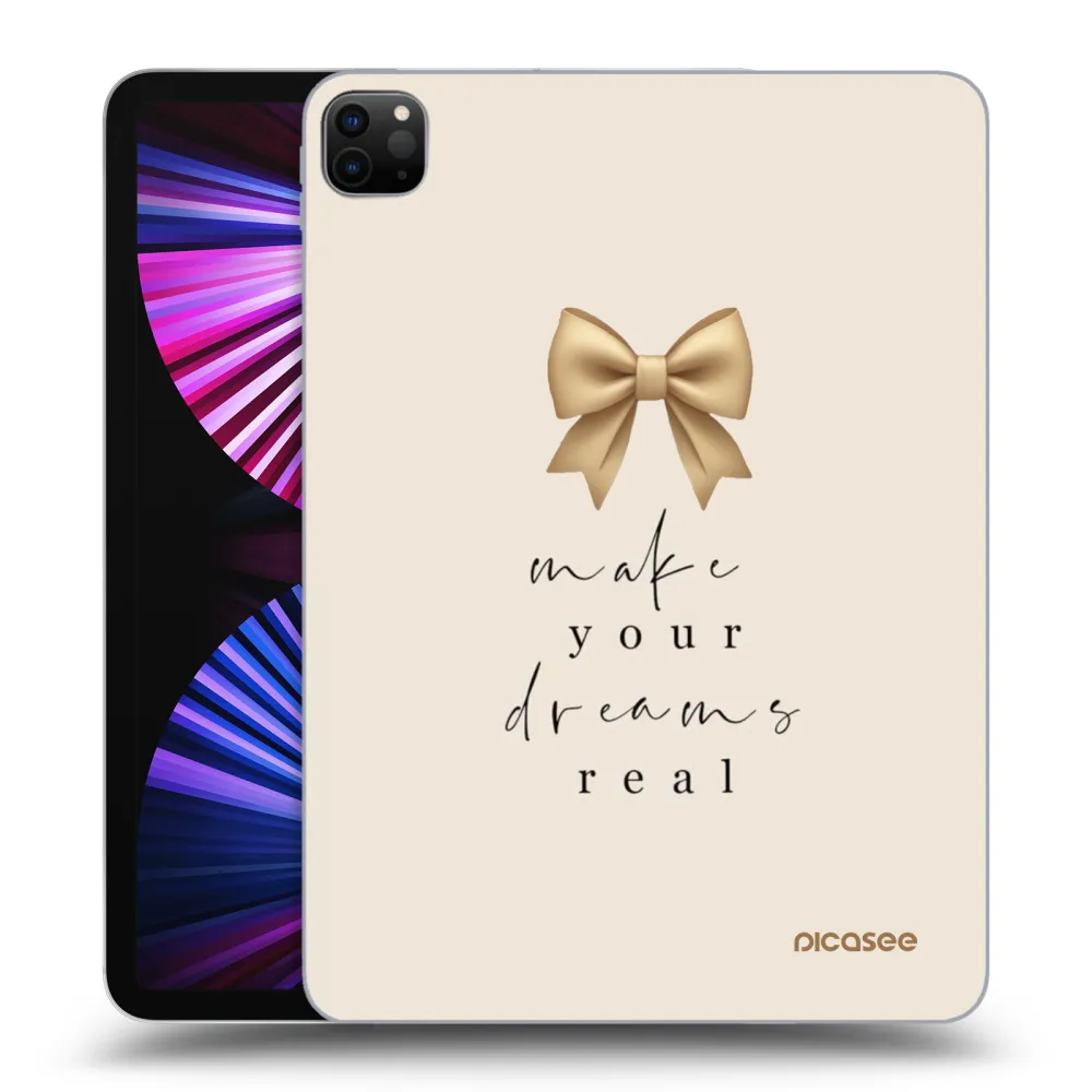 Picasee silikonski črni ovitek za Apple iPad Pro 11" 2021 (3.gen) - Golden Dream