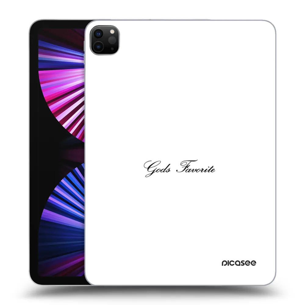 Picasee silikonski črni ovitek za Apple iPad Pro 11" 2021 (3.gen) - Gods Favorite