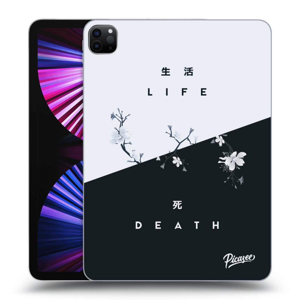 Picasee silikonski črni ovitek za Apple iPad Pro 11" 2021 (3.gen) - Life - Death