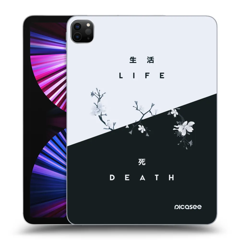 Picasee silikonski črni ovitek za Apple iPad Pro 11" 2021 (3.gen) - Life - Death
