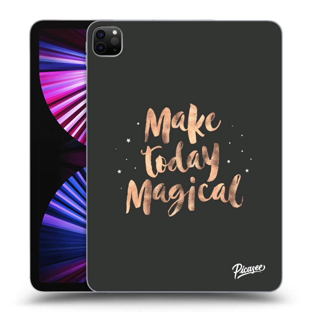 Picasee silikonski črni ovitek za Apple iPad Pro 11" 2021 (3.gen) - Make today Magical