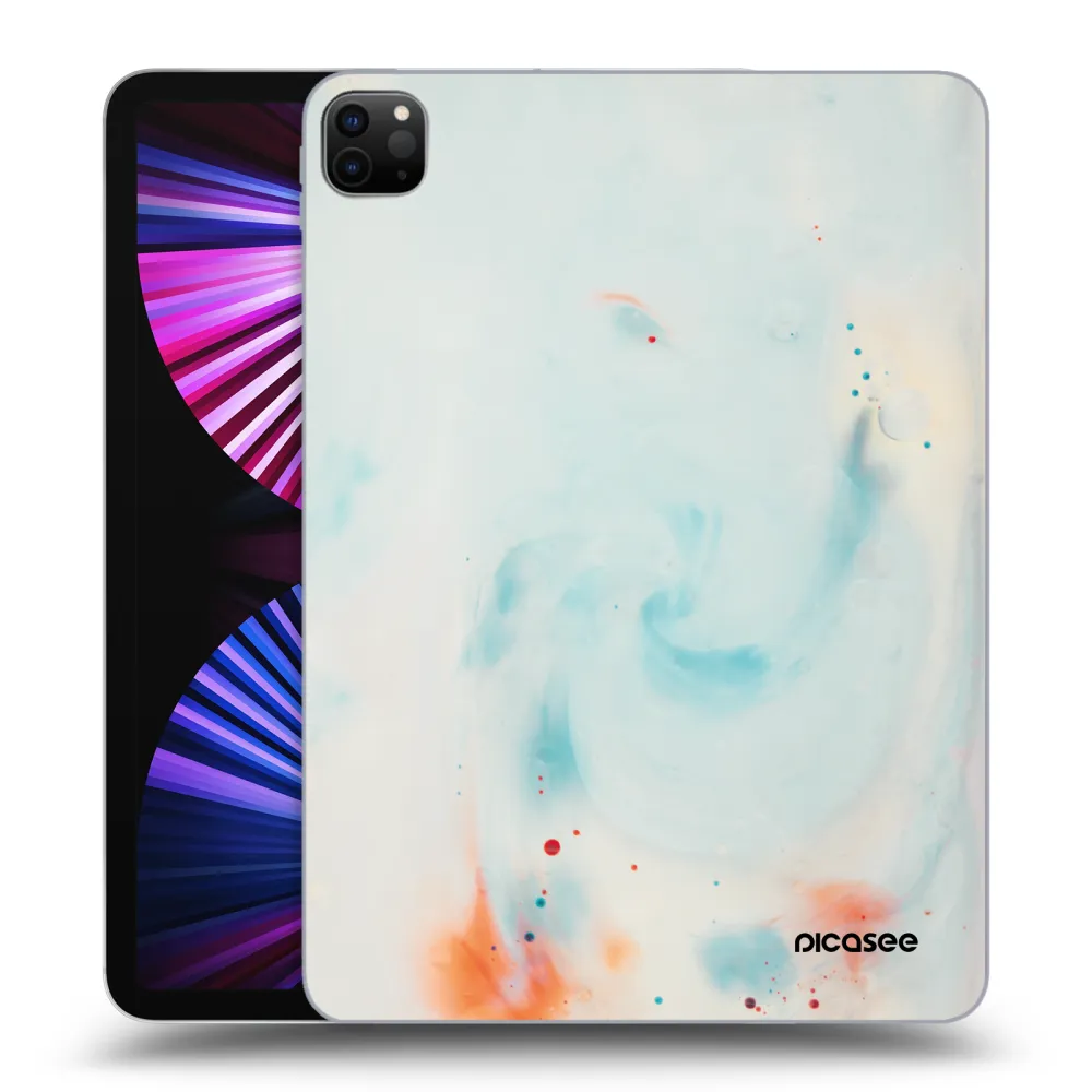 Picasee silikonski črni ovitek za Apple iPad Pro 11" 2021 (3.gen) - Splash