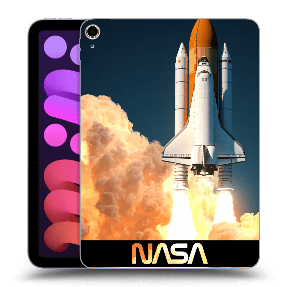 Picasee silikonski prozorni ovitek za Apple iPad mini 2021 (6. gen) - Space Shuttle