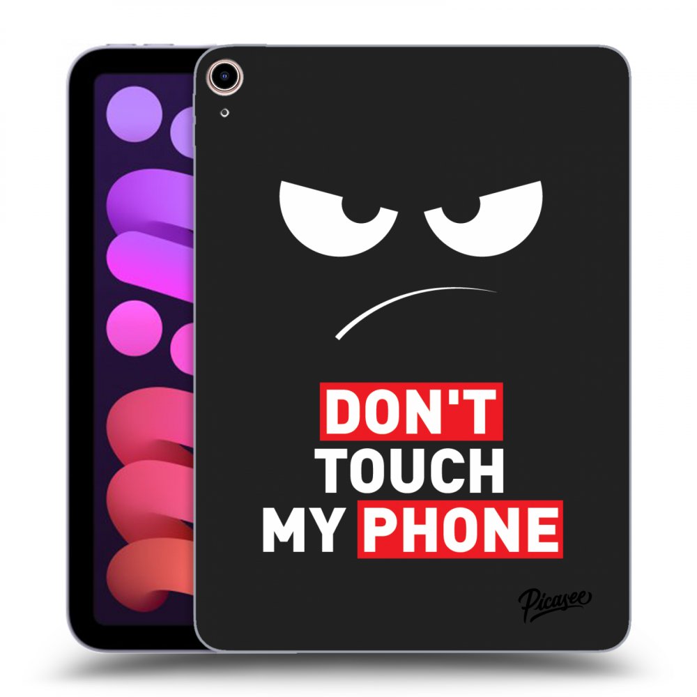 Picasee silikonski črni ovitek za Apple iPad mini 2021 (6. gen) - Angry Eyes - Transparent