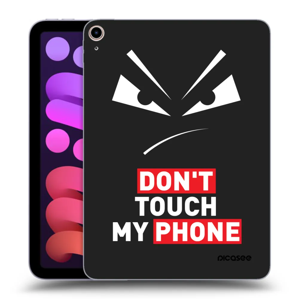 Picasee silikonski črni ovitek za Apple iPad mini 2021 (6. gen) - Evil Eye - Transparent