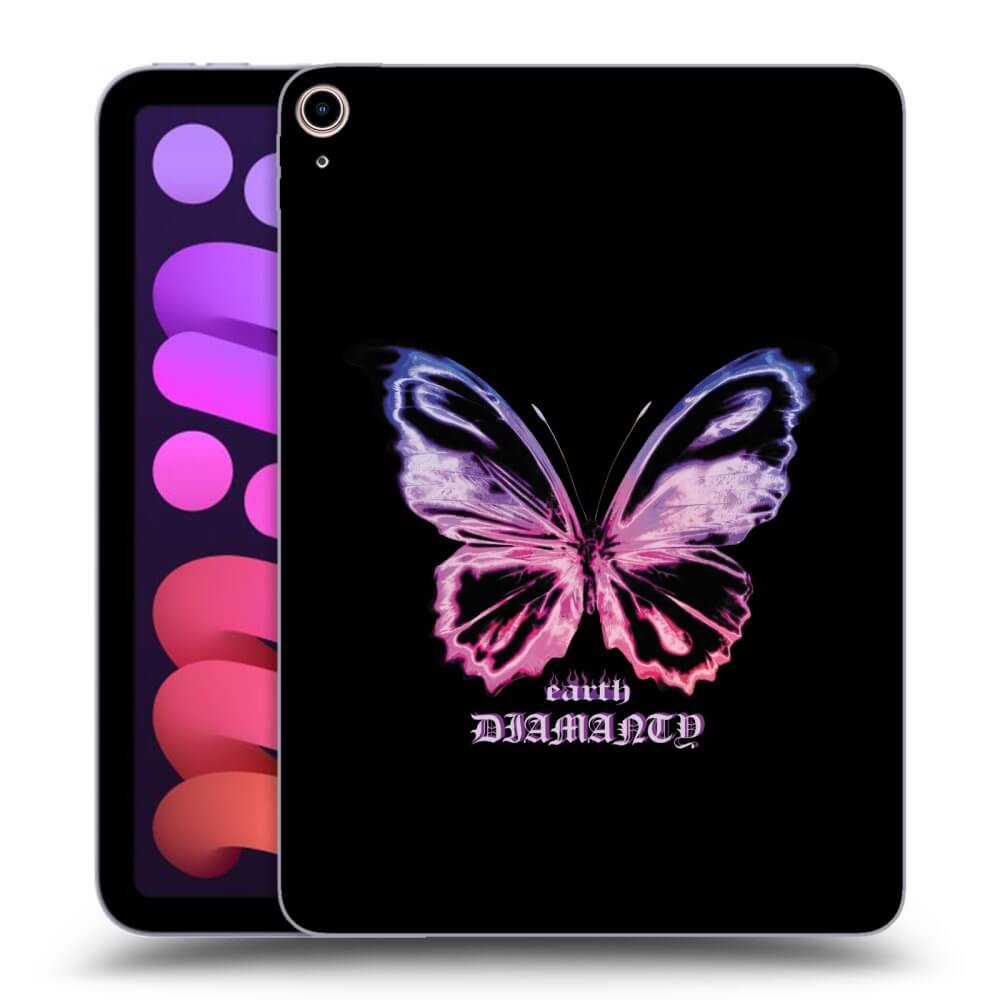 Picasee silikonski črni ovitek za Apple iPad mini 2021 (6. gen) - Diamanty Purple