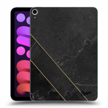 Picasee silikonski prozorni ovitek za Apple iPad mini 2021 (6. gen) - Black tile