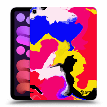 Picasee silikonski prozorni ovitek za Apple iPad mini 2021 (6. gen) - Watercolor