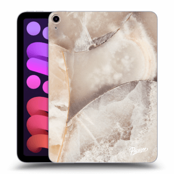 Picasee silikonski prozorni ovitek za Apple iPad mini 2021 (6. gen) - Cream marble