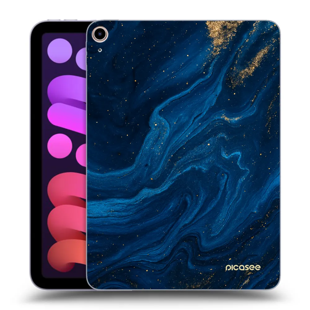 Picasee silikonski prozorni ovitek za Apple iPad mini 2021 (6. gen) - Blue