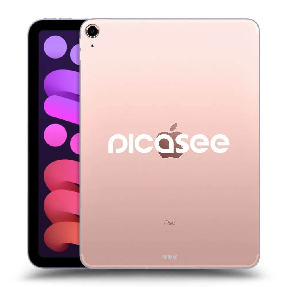 Picasee silikonski prozorni ovitek za Apple iPad mini 2021 (6. gen) - Picasee - new logo - white
