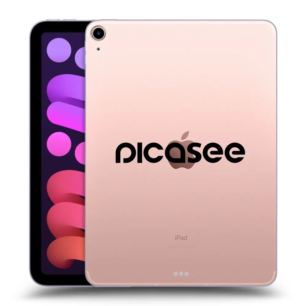 Picasee silikonski prozorni ovitek za Apple iPad mini 2021 (6. gen) - Picasee - new logo - black