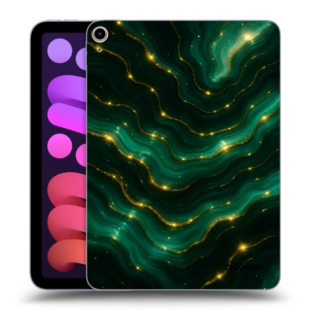Picasee silikonski prozorni ovitek za Apple iPad mini 2021 (6. gen) - Emerald