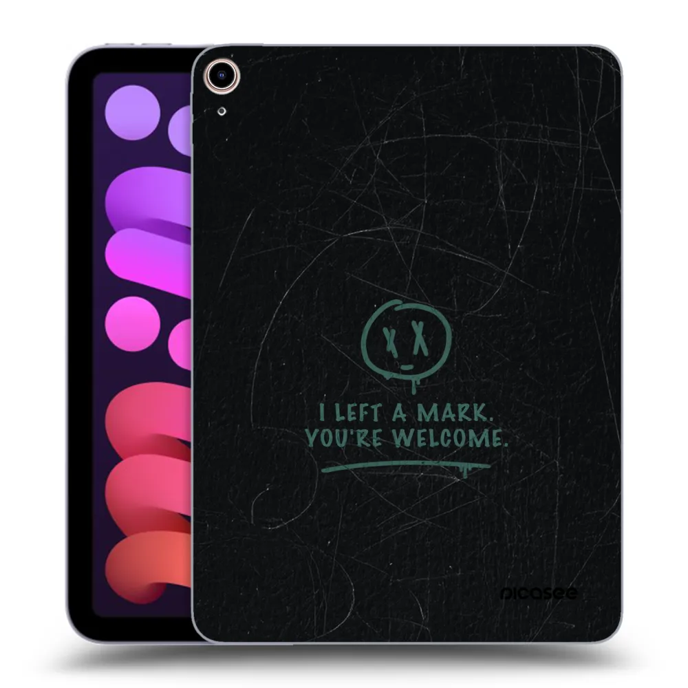 Picasee silikonski prozorni ovitek za Apple iPad mini 2021 (6. gen) - LEFT A MARK