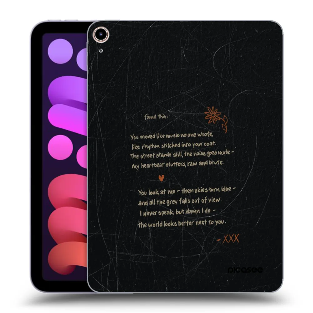 Picasee silikonski prozorni ovitek za Apple iPad mini 2021 (6. gen) - POET