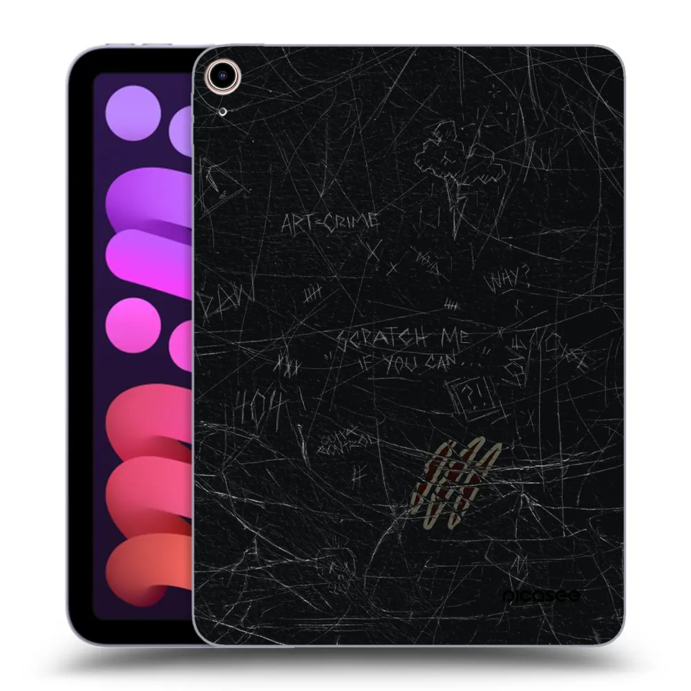 Picasee silikonski prozorni ovitek za Apple iPad mini 2021 (6. gen) - SCRATCH