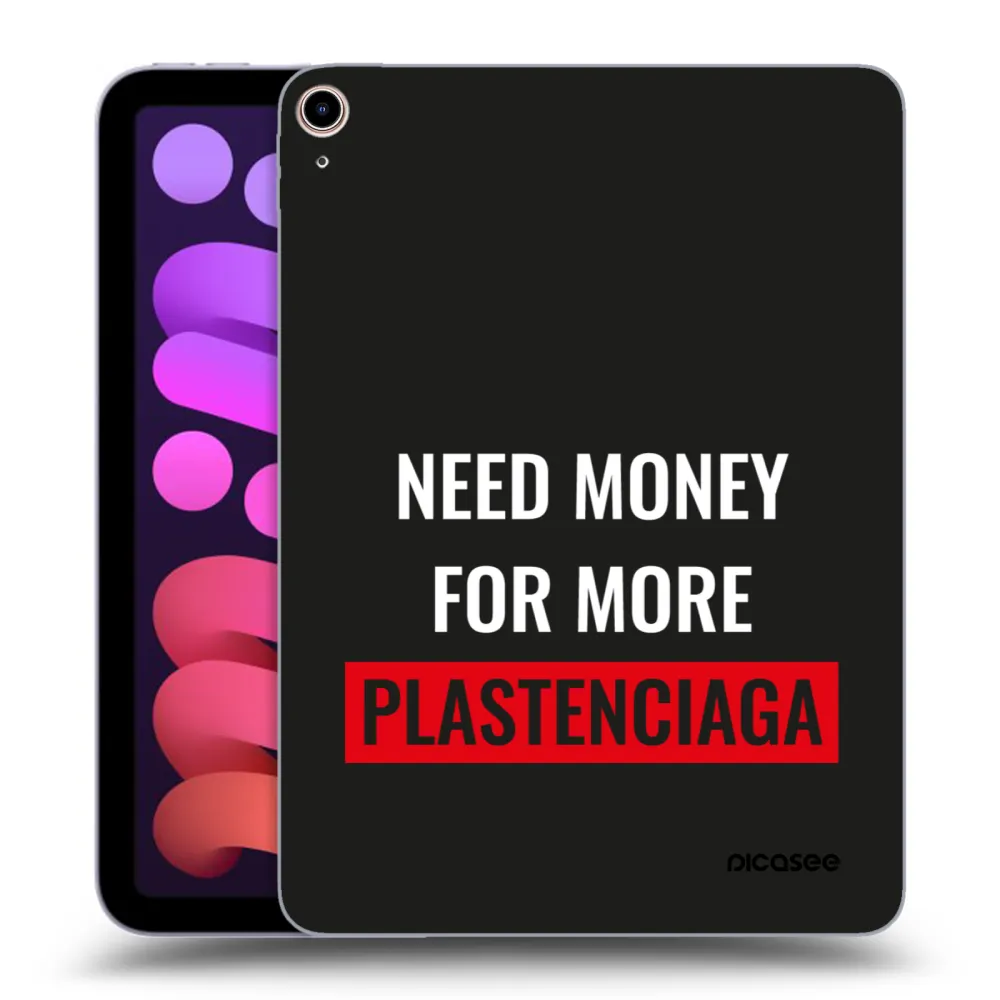 Picasee silikonski prozorni ovitek za Apple iPad mini 2021 (6. gen) - More PLASTENCIAGA