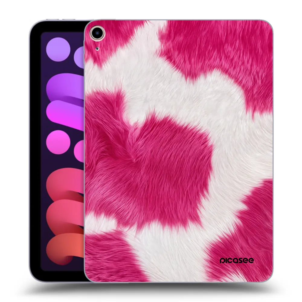 Picasee silikonski prozorni ovitek za Apple iPad mini 2021 (6. gen) - Pink Moo