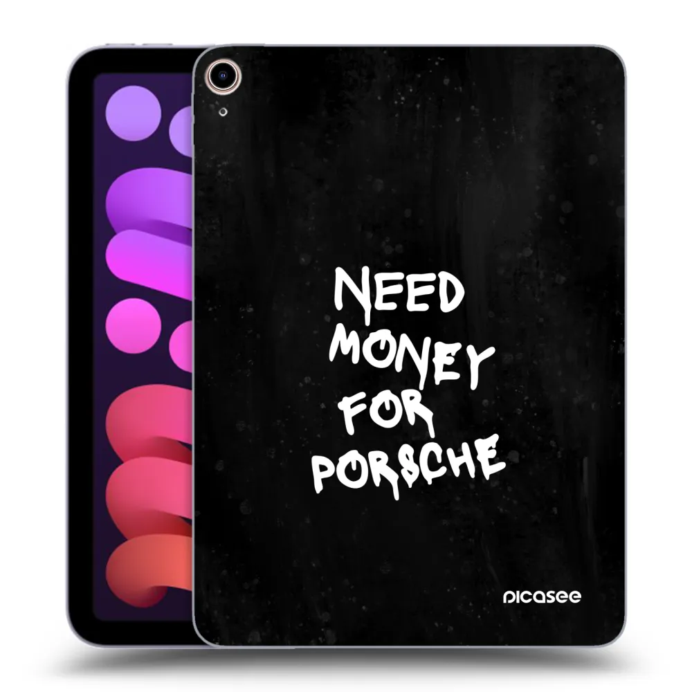 Picasee silikonski prozorni ovitek za Apple iPad mini 2021 (6. gen) - Black Dollar