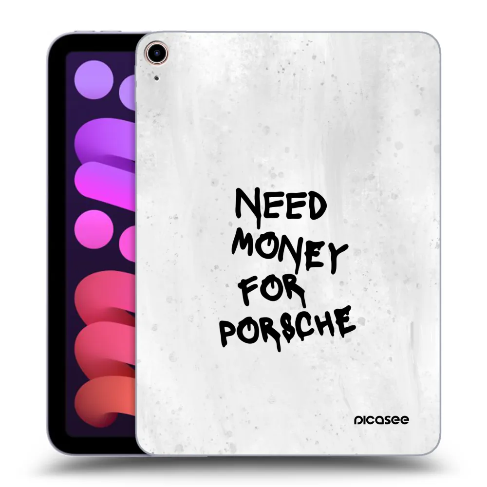 Picasee silikonski prozorni ovitek za Apple iPad mini 2021 (6. gen) - White Dollar