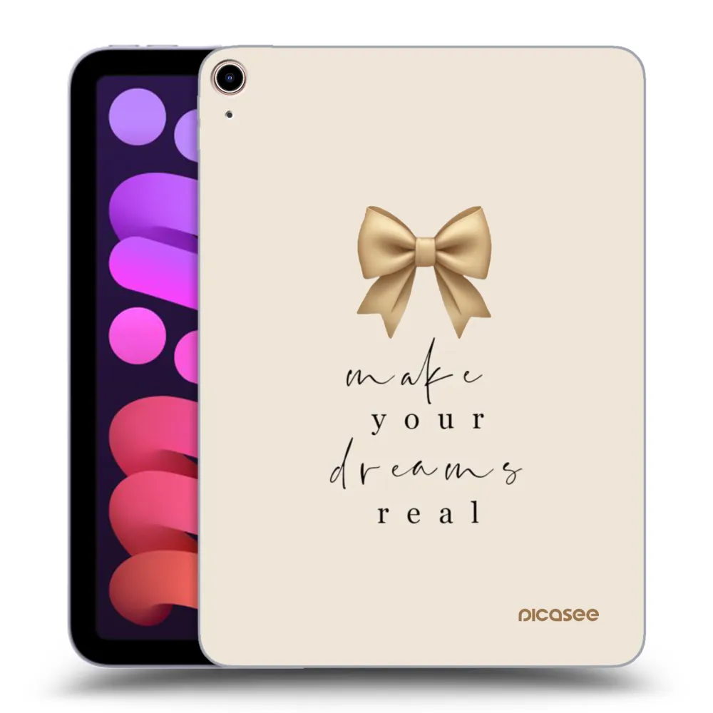Picasee silikonski prozorni ovitek za Apple iPad mini 2021 (6. gen) - Golden Dream