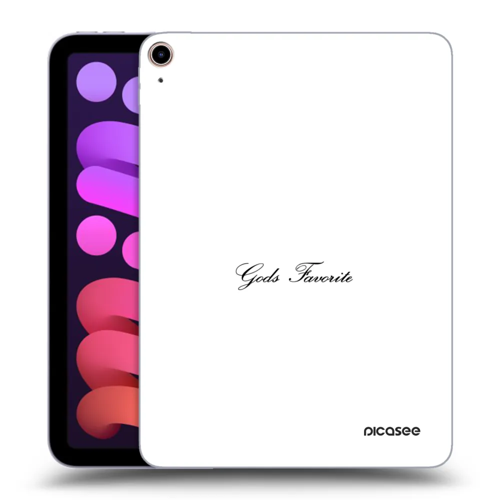 Picasee silikonski prozorni ovitek za Apple iPad mini 2021 (6. gen) - Gods Favorite