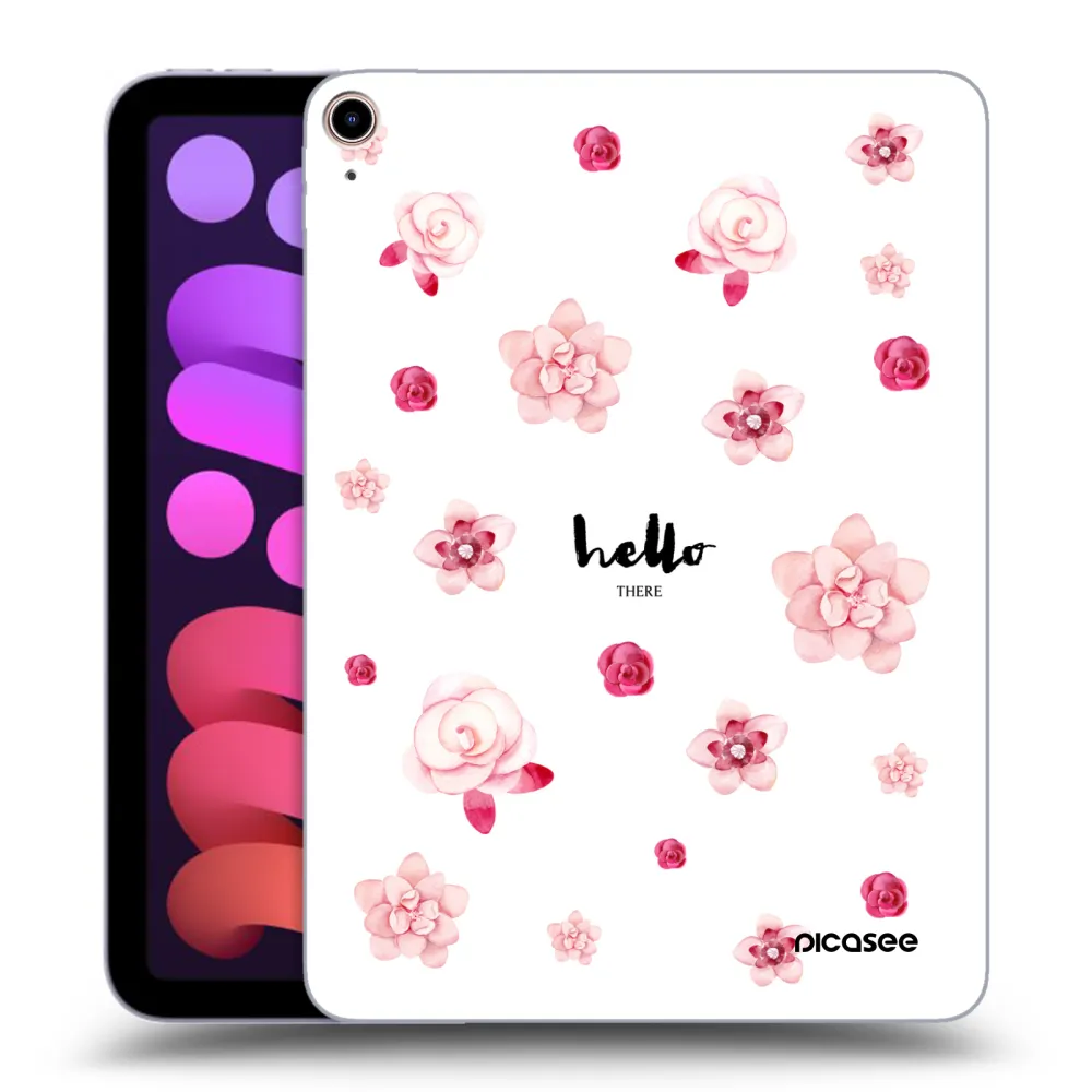 Picasee silikonski prozorni ovitek za Apple iPad mini 2021 (6. gen) - Hello there