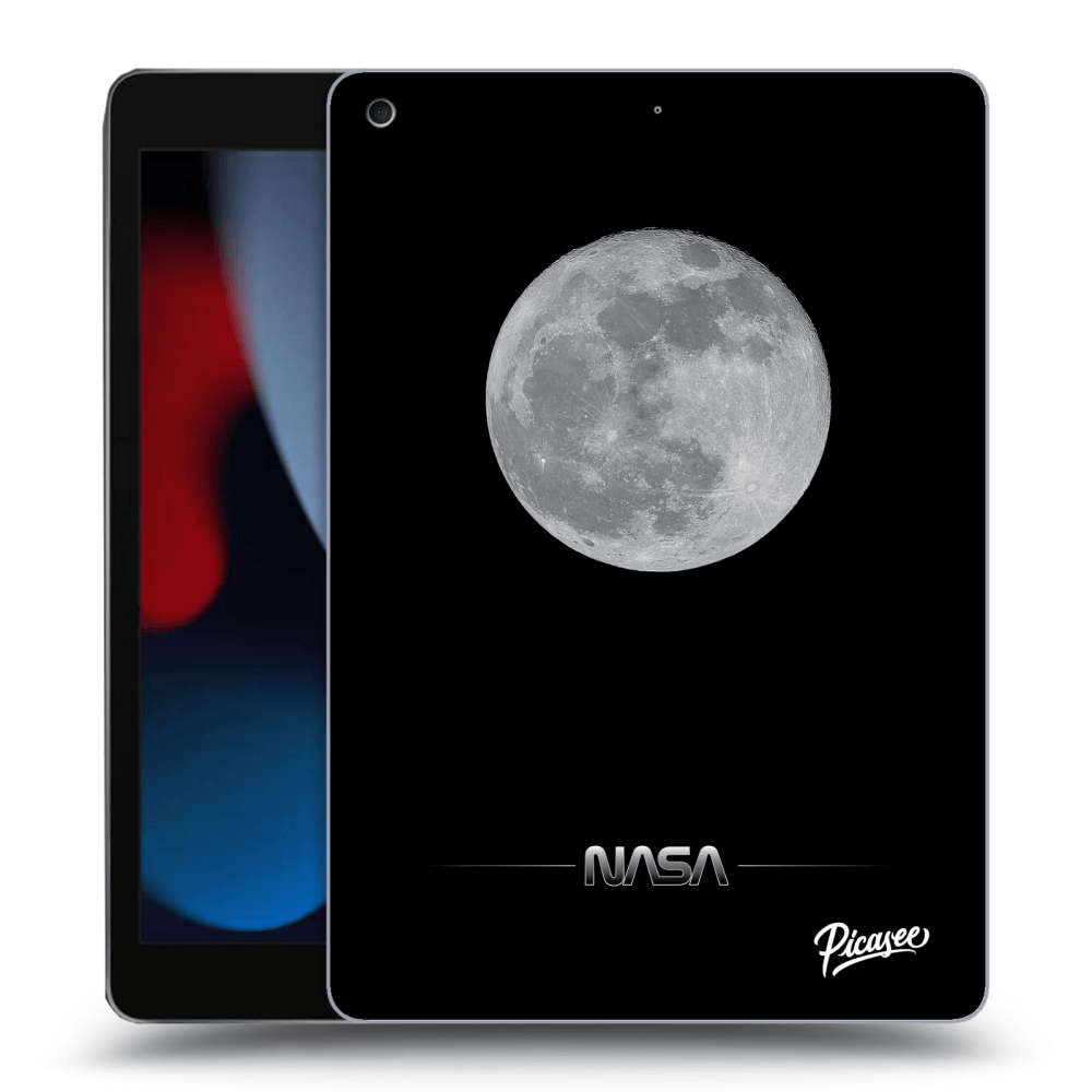 Picasee silikonski črni ovitek za Apple iPad 10.2" 2021 (9. gen) - Moon Minimal