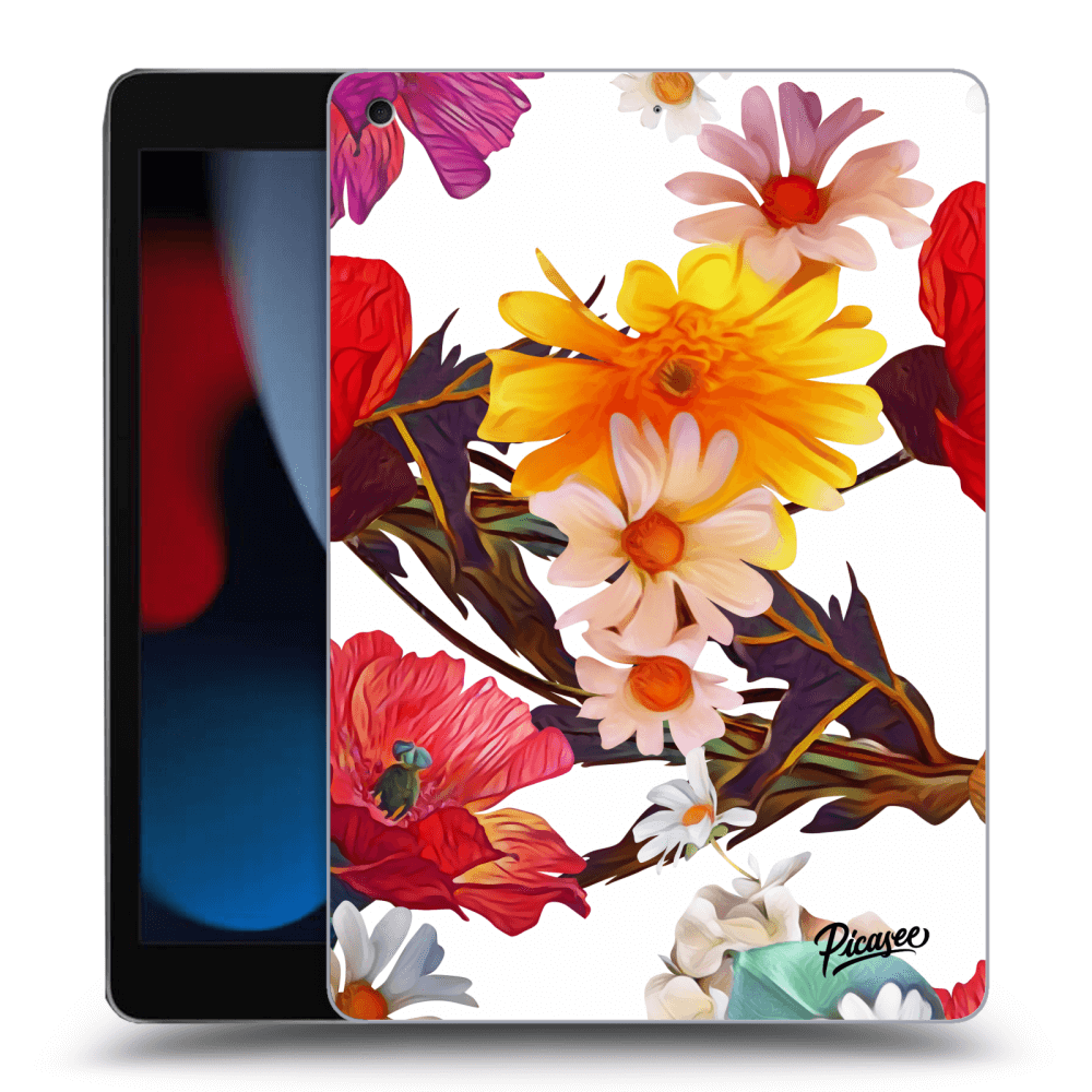 Picasee silikonski prozorni ovitek za Apple iPad 10.2" 2021 (9. gen) - Meadow