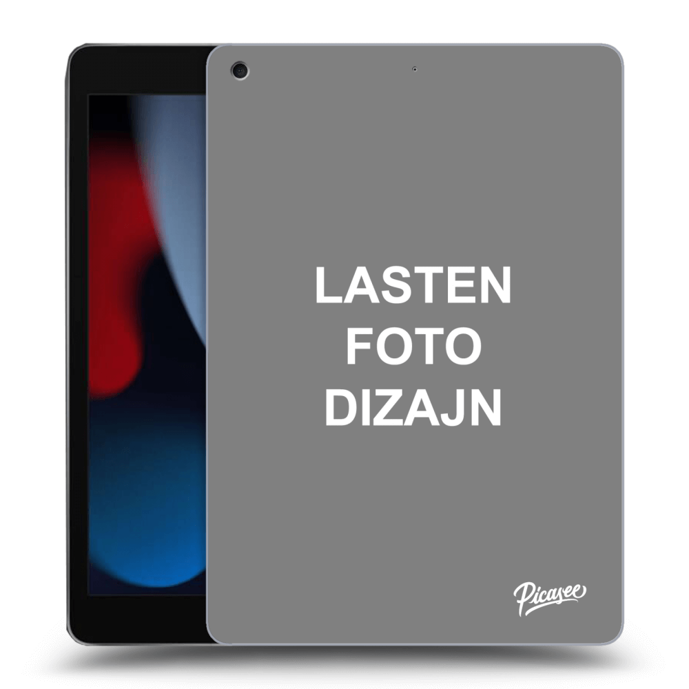 Picasee silikonski prozorni ovitek za Apple iPad 10.2" 2021 (9. gen) - Lasten foto dizajn