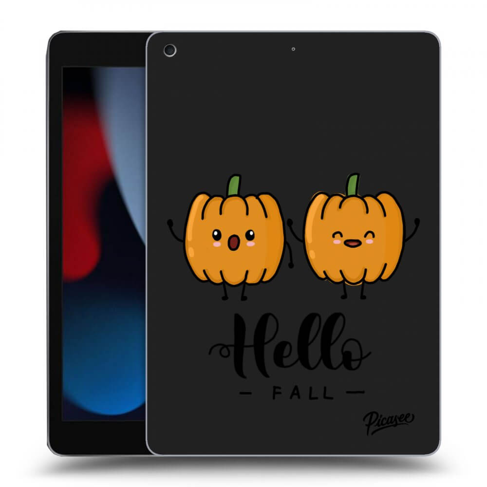 Picasee silikonski črni ovitek za Apple iPad 10.2" 2021 (9. gen) - Hallo Fall